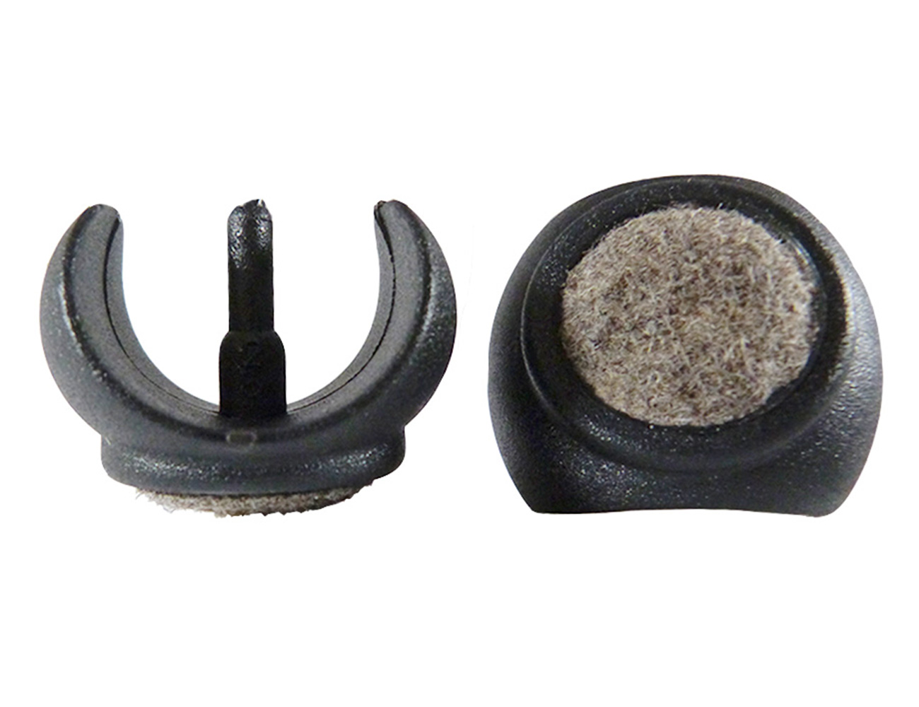 Zelfklemmende slededop ellips - vilt glijvlak